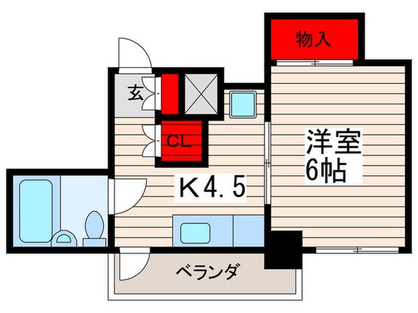 田辺ロイヤルコ-ポの物件間取画像